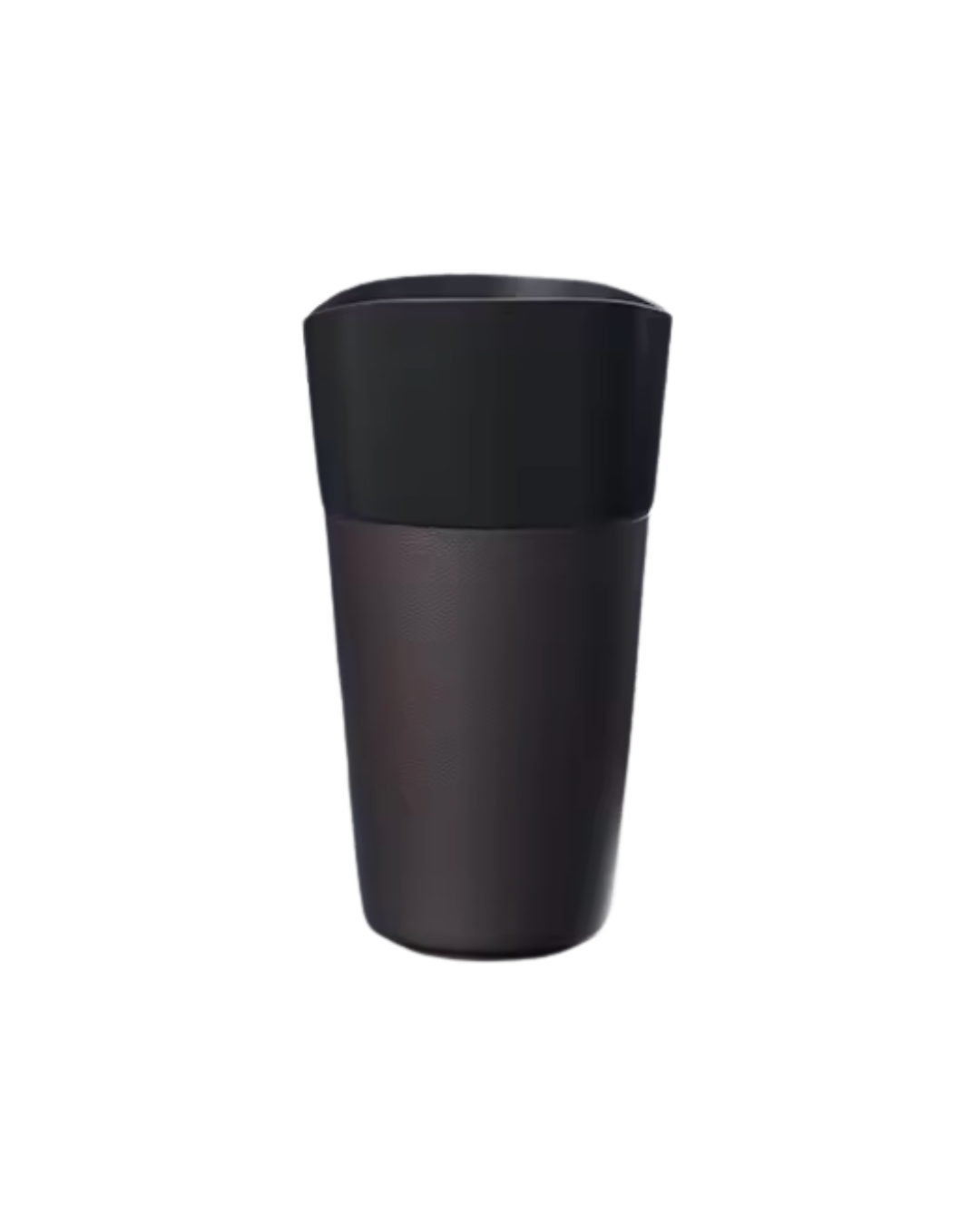Mini Colorful Leather Car Trash Can (Dark Brown)