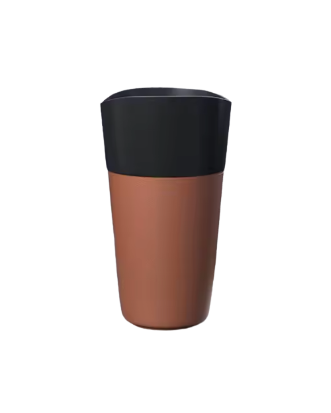 Mini Colorful Leather Car Trash Can (Orange)