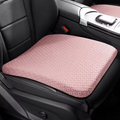 Car Seat Cushion with Memory Cotton Lumbar Support (Pink)