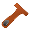 Universal Hidden Car Purse Hook (Orange)