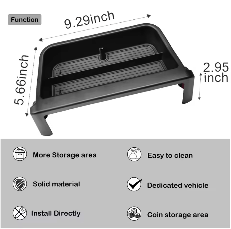 Center Console Dashboard Organizer for Toyota Corolla &amp; Corolla Cross (2020–2025)