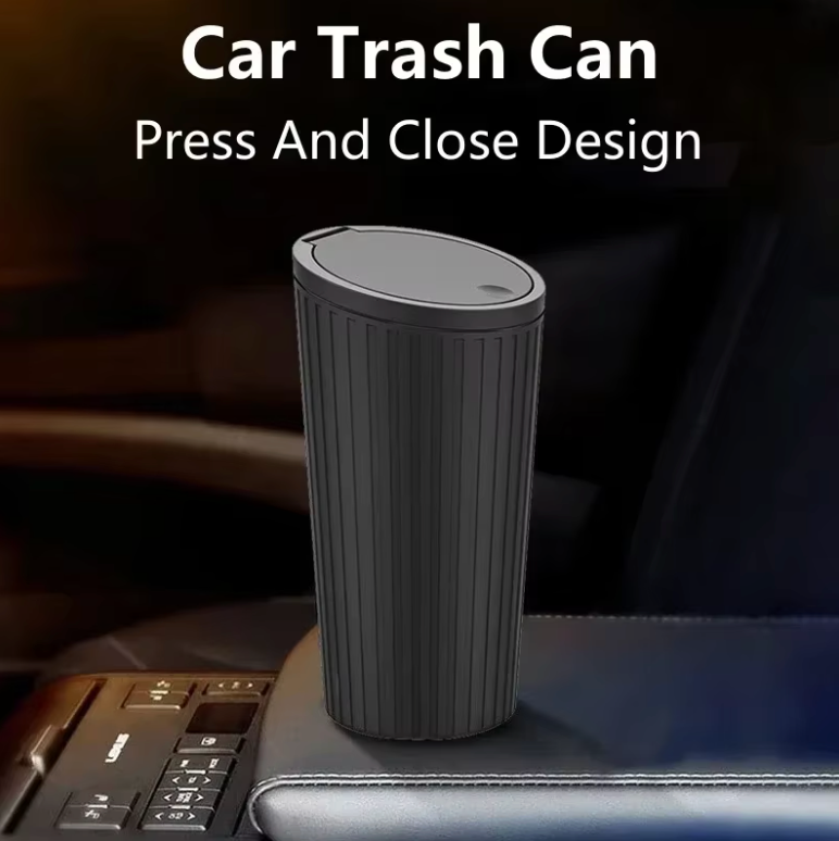 Mini Car Trash Bin Organizer (Black)