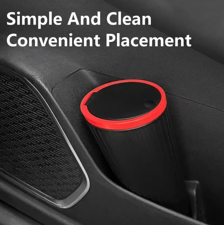 Mini Car Trash Bin Organizer (Black)